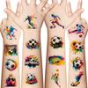 10/20/30 Blatt Temporäre Tattoos für Fußball-Fans Fake Tattoo Aufkleber Wasserdichter Tattoo Aufkleber Ärmel Mann Frau