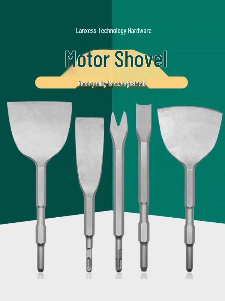 

All-Steel Motor Disassembly Tool Set: Copper Electric Hammer, Square and Hex Shank, Widened Shovel Square Shank - Crescent Chisel
