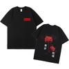 Anime Tokyo Ghoul Spider Lily T-shirt Men Women Cool Kane Kiken Graphic Print Summer Woman Man T-shirts Oversized Streetwear Couples Tees