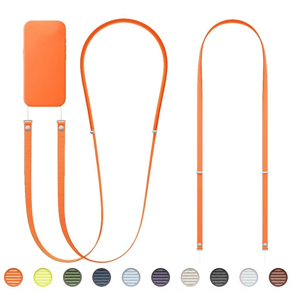 Adjustable Case Magnetic Phone Lanyard Anti-loss Durable Phone Crossbody Lanyard Woven Neck Strap for iPhone 17/17 Pro Max