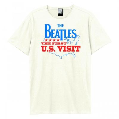 Amplified Unisex Adult First Us Visit The Beatles T-Shirt