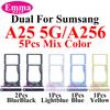 5Pcs Mix Color SIM tray Holder SD Card Power Volume Buttons Side Key On Off Adapter Drawer For Samsung A05 A05s A15 A25 A35 A55