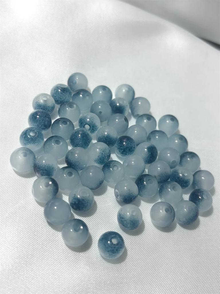 8mm Glass Beads Multicolor Beads Handmade Diy Bracelet Bracelet Jewelry Handmade Beads Accessories Wholesale Material Beads