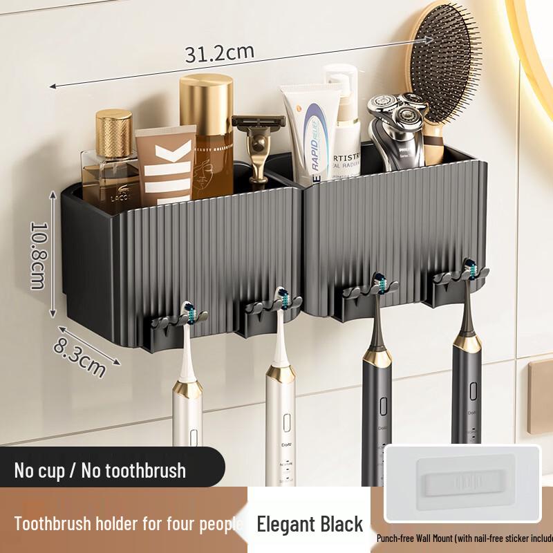 MDNG Wall-Mounted Toothbrush Holder