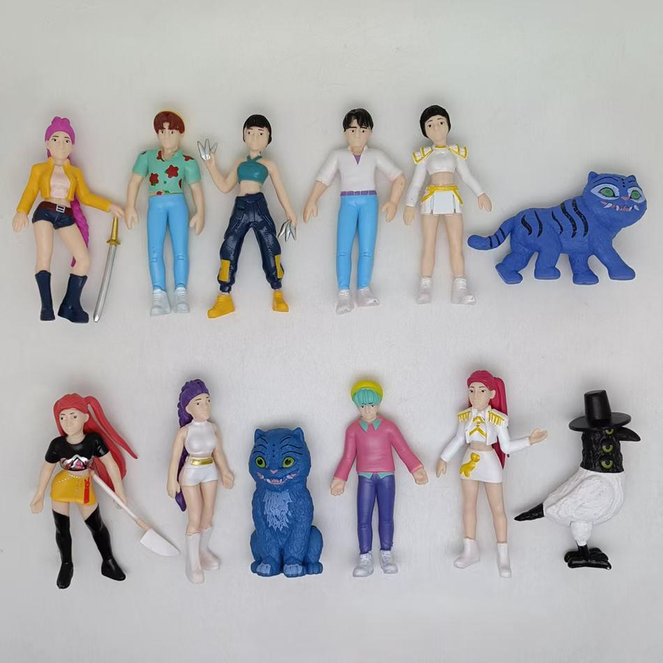 Kpop Demon Hunters Action Figure Blind Box Toy Derpys Tiger Rumi Mira Zoey Sussy Figurine Doll For Fans Gift Surprise Gift