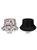 Fashionable White Bucket Hat Foldable Sun Protection Hat for Outdoor Activities Multifunctional Fisherman's Hat Men Women Summer Travel Beach
