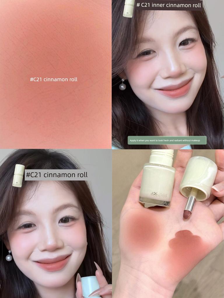 Spring Day Outing~Joocyee Multi-Use Cream Water Gloss Lip Glaze Lip Mud Lipstick Blush Eyeshadow Solid Lip Gloss for Women