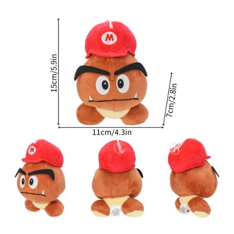 Peluche Mario Bros Goomba con Ali Goomba Ken Carson Goomba Toad Peluche Animale Anime Bambola Peluche per Regalo di Compleanno