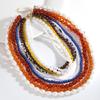 Lightweight Colorful Layering Bead Necklace Party Festival Jewelry Trendy Women Accessory Fashion Clavicle Chain
