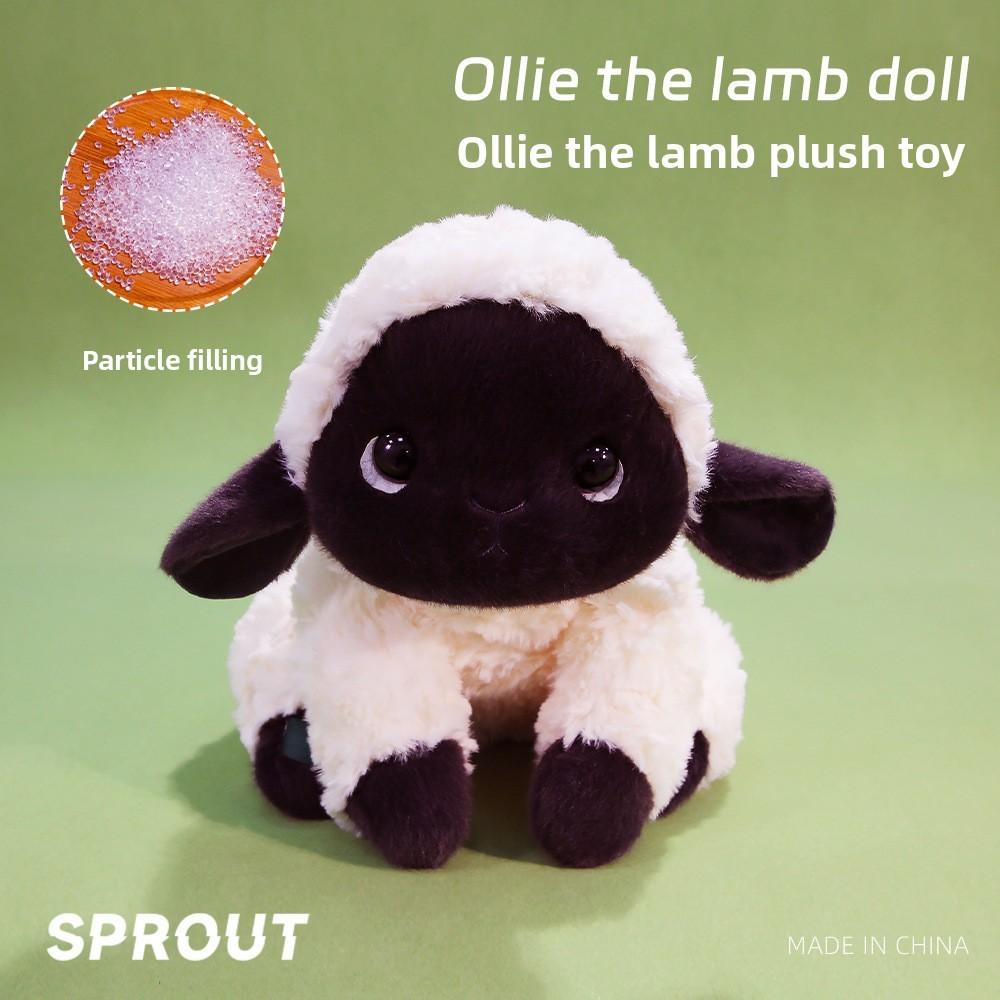 Plush Sheep Soft Toy With Pp Cotton Filling For Kids Bedroom Decor