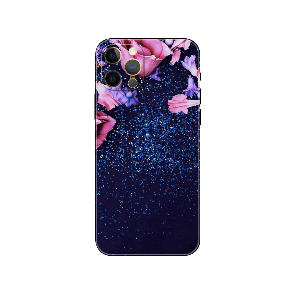 

Чехол для телефона с блестящим принтом «Розовая роза» для iPhone 5 5S se 6 6s 7 8 plus x 10 XR XS 11 12 13 mini pro MAX, черная задняя крышка из ТПУ iphone 13pro MAX