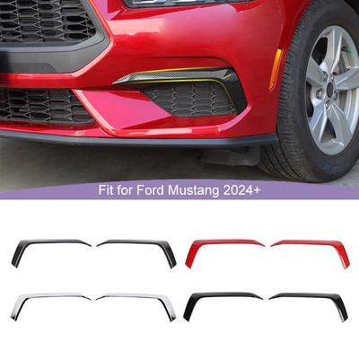 Kryty mřížky předního nárazníku na bok auta ABS Dekorace Pro Ford Mustang 2024+ Vnější příslušenství