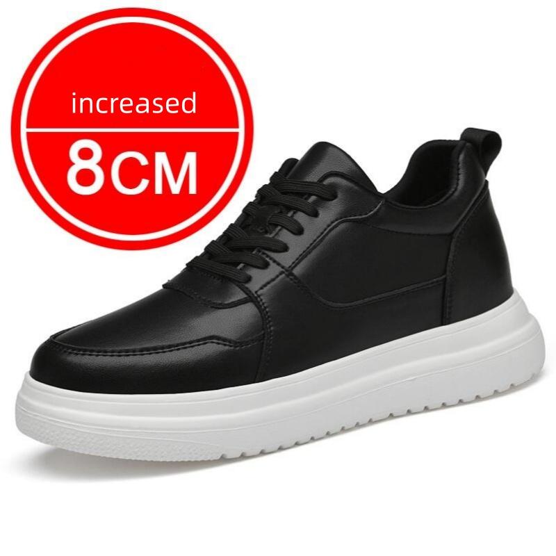 Men`s Big Size Elevator Sneakers Heightening