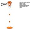 Portable Bubble Wand Street Lamp Machine with Music & LED Lights Automatic Blower for Kids Handheld Adjustable Height 21-47" Detachable Wand