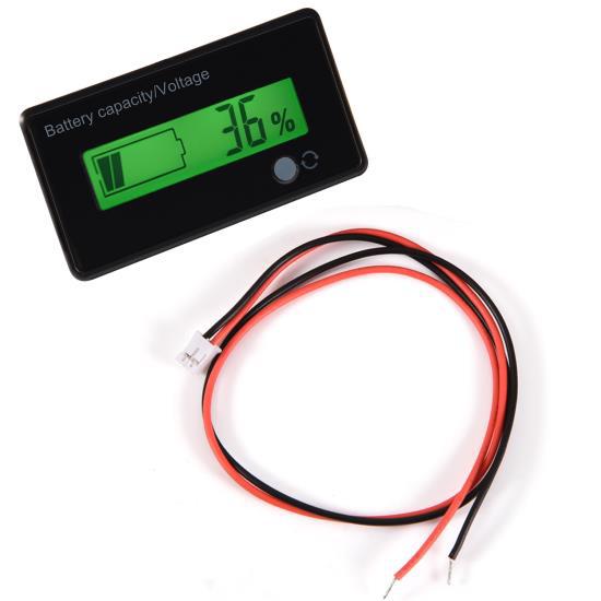 

Green Backlit LCD Display Capacity Voltage Meter Tester Voltmeter Monitor