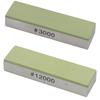 Conjunto de Pedra de Afiar Diamantada PLEAVIT para Cozinha e para Acabamento de Facas, Granulações #3000 #12000, Lâminas.