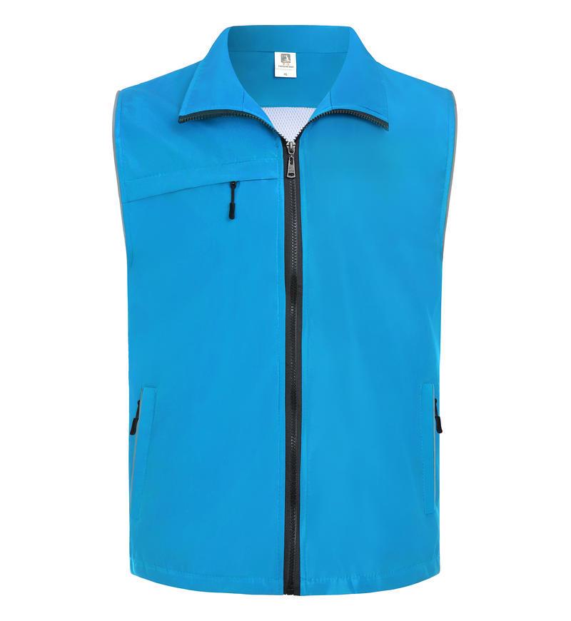 Prémiová dvouvrstvá dobrovolnická vesta se třemi kapsami pro charitativní a pracovní akce