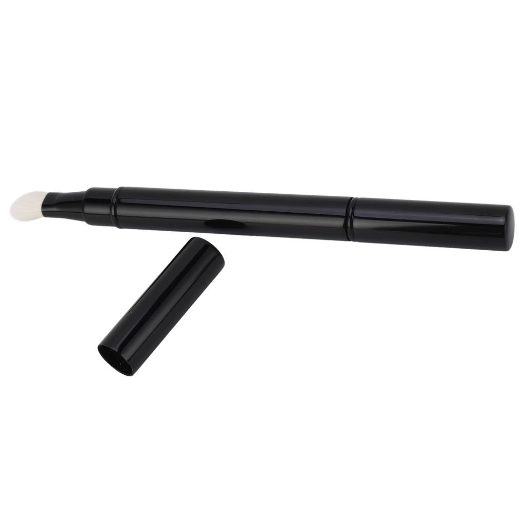 Retractable Makeup Brush Dual Ended Soft Wool Hair Portable Shadow Brush for Travel Outdoor
