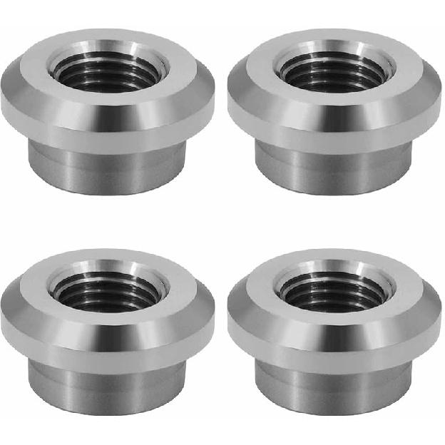 Aluminum 3/8" NPT Female Weld on Bung Weldable Fitting 4PCS