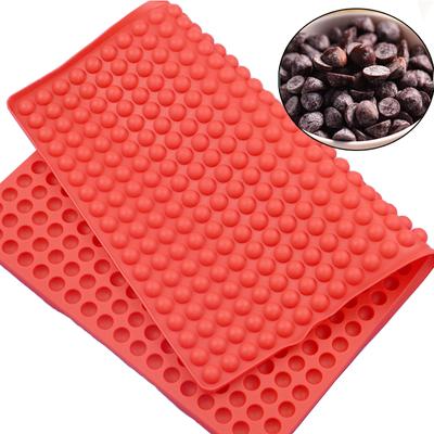 468/228 Hohlräume Mini Runde Silikonform Schokoladentropfen Form Hundeleckerli Pfanne Süßigkeitenform Ganache Gelee Backformen