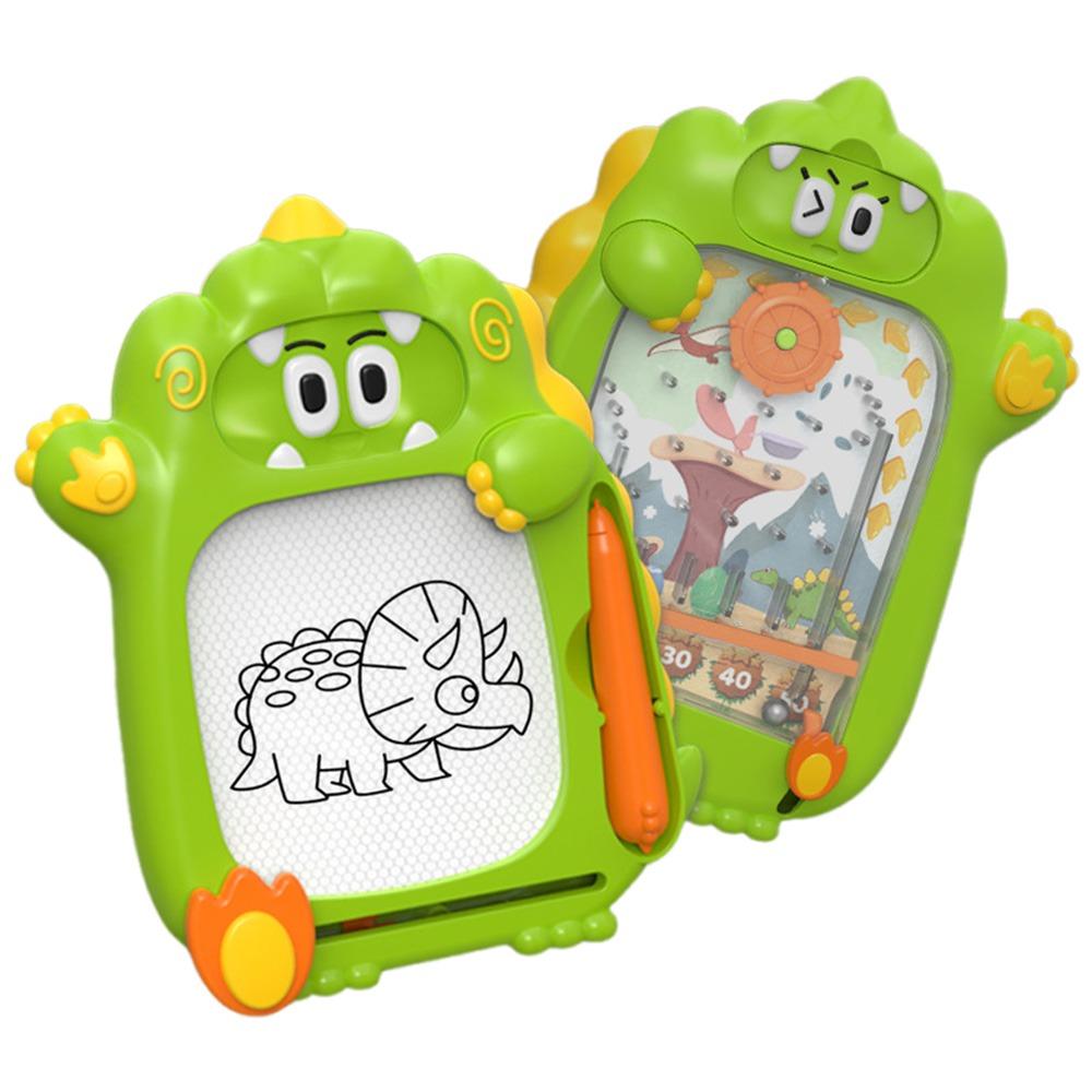 

Dinosaur Dog Rabbit Magnetic Beads Game Board Cartoon Animal Color Sorting Toy Early Education 1-Green
