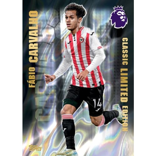 Topps Premier League 2025/26 Starter Pack | Includes 10 New Trading Cards, Binder, Checklist + 1 Gold Lion Card.