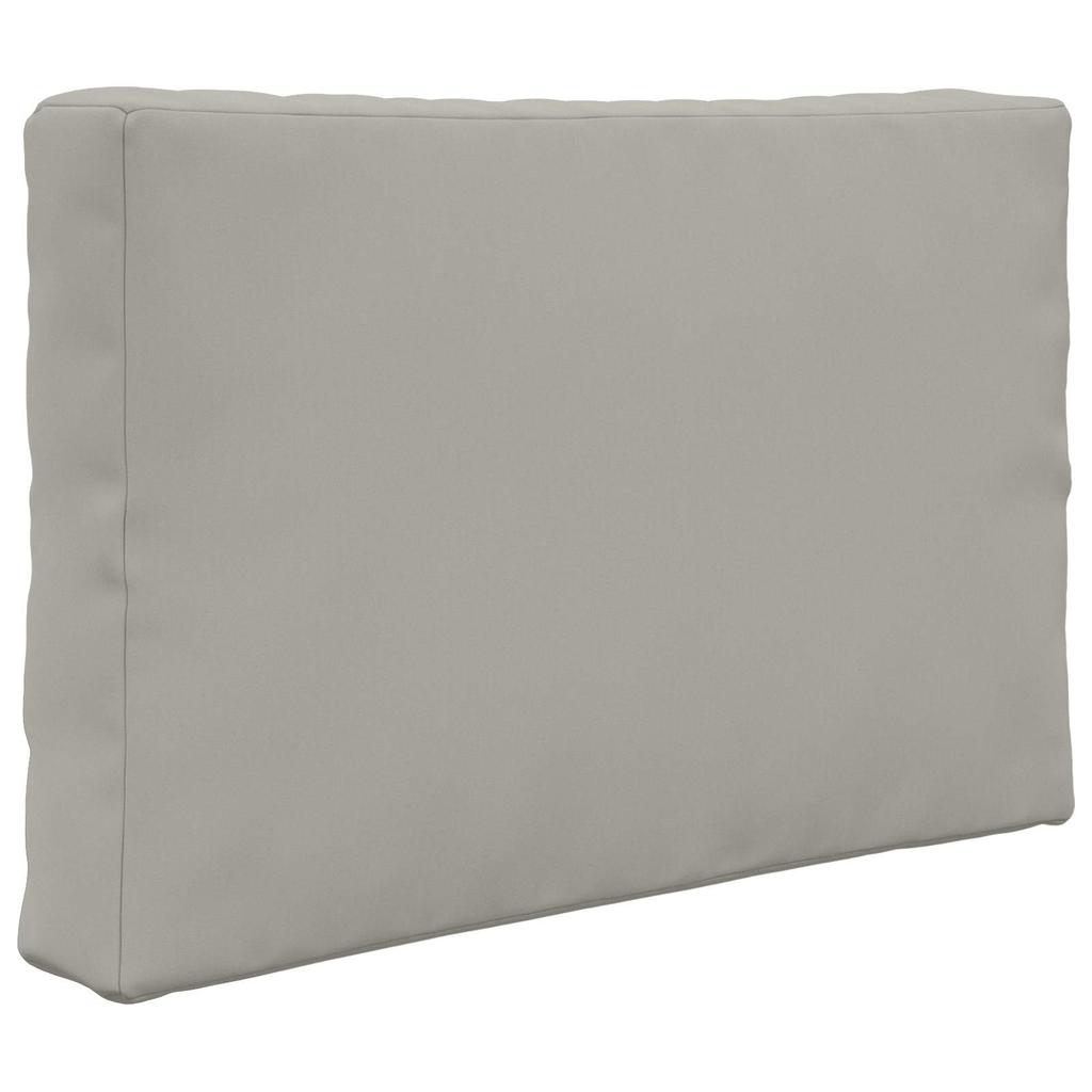 Outdoor Sofa Cushions 3 Pcs Gray Polyester