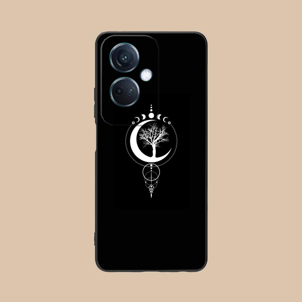 Sun Moon Mobile Cell Phone Case for OPPO Reno 14 13 12 11 10 9 8 7 6 5 F T Pro 5G Colorful Printing Cover Luxury Pretty Cover