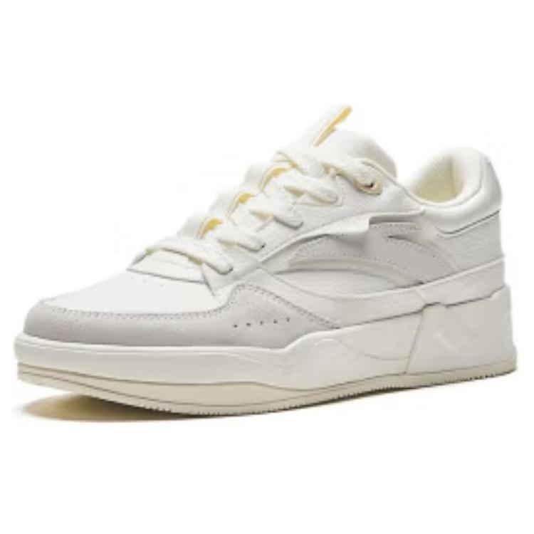 New Anta C37 Series Slip Resistant Cushioning Low Top Skateboard Shoes Women's White 922338003-1