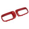 2Pcs Front Bumper Grille Guard 51117337810 Red Car Bumper Cover Front Air Duct Frame for F55 F56 F57 2014 to 2021