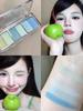 Summer Ice Is Blue and Green! Dopamine Eye Shadow Plate 2025 New Arrival Matte Shimmer Thin and Glittering Cool Blue Green
