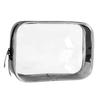 Transparent PVC Waterproof Travel Cosmetic Storage Makeup Wash Bag Zipper Pouch