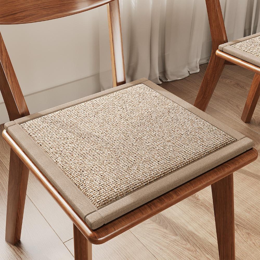 Ergonomic Thickened Dining Chair Cushion Breathable Slow Rebound Stool Cushion Non-Slip Comfortable Seat Cushion All-Season хаки 1070₽