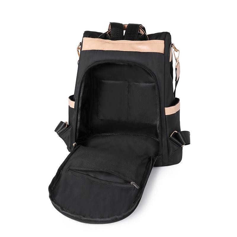 Women's Backpack Solid Color Patchwork Travel Backpack