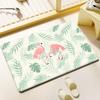 Flamingo Cartoon Hallway Carpet INS Style Soft Bedroom Floor House Laundry Room Mat Anti-skid Bedside Area Rugs