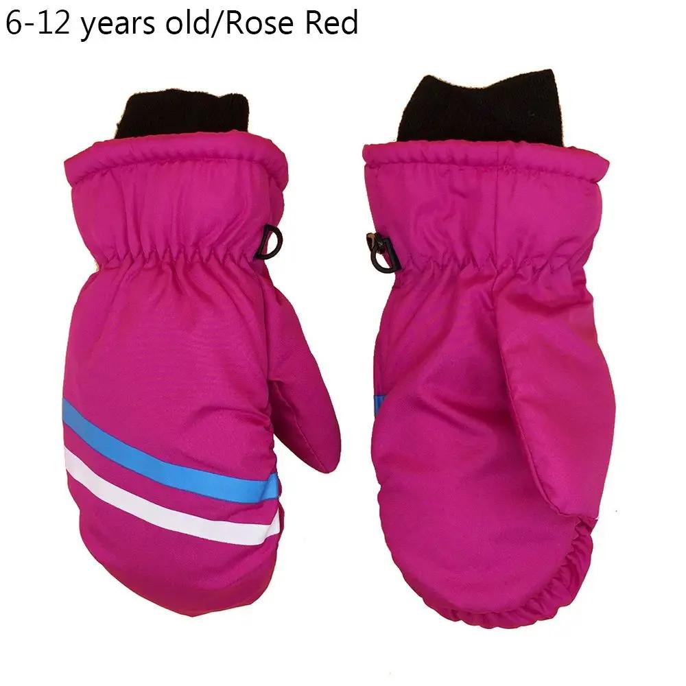 Mittens For Baby Kids Gloves Winter Warm Ski Gloves For Children Outdoor Riding Windproof Waterproof Toddlers Boys Girls 1-12 Y