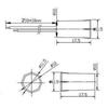 Alarm Wired Window Magnetic Door Contact Sensor Detector Switch Normally Open/Closed Magnetic Door Switch Home Security Alarm