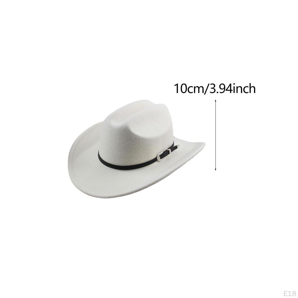 Classic And Trendy Western Cowboy Hat with Adjustable Cord for Shows Carnivals
