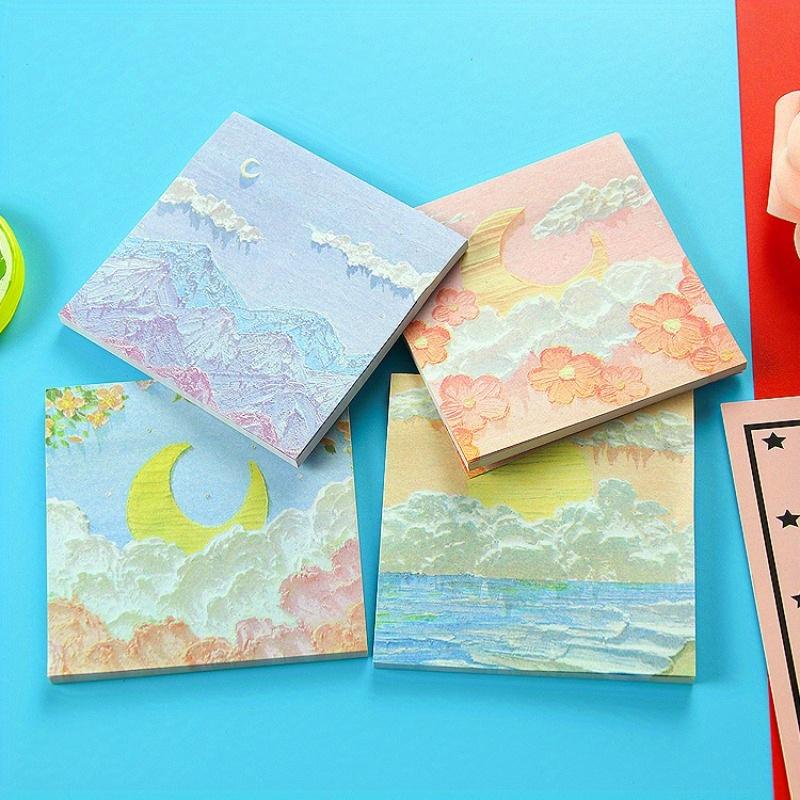 24Pcs Sparkling Starry Sky Convenience Stickers with High Appearance Limited for Students N TimesTearable Notes,Message Notes, Memo Notes, Label Stick