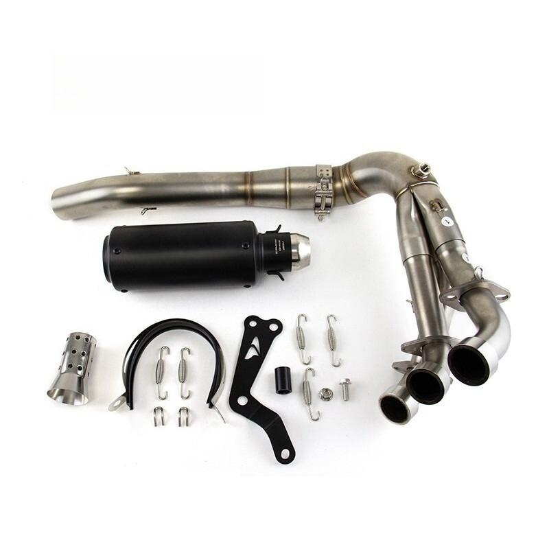 MT-09 2020-2024 For Yamaha XSR900 Exhaust Header Pipe Muffler Tips Whole System Exhaust Systems Exhausts Pipes