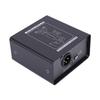 2 Channel Hum Eliminator 3 Level Gain Adjustment Ground Loop Noise Isolator for Conference Mic Sound System Mixer