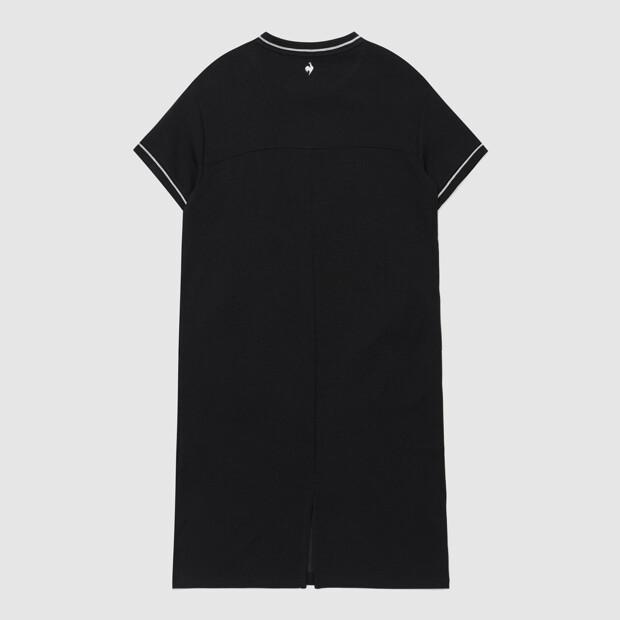 LECOQ Women'S Cool Tension Loose Fit Round Neck Dress - Black Qr222Oop61