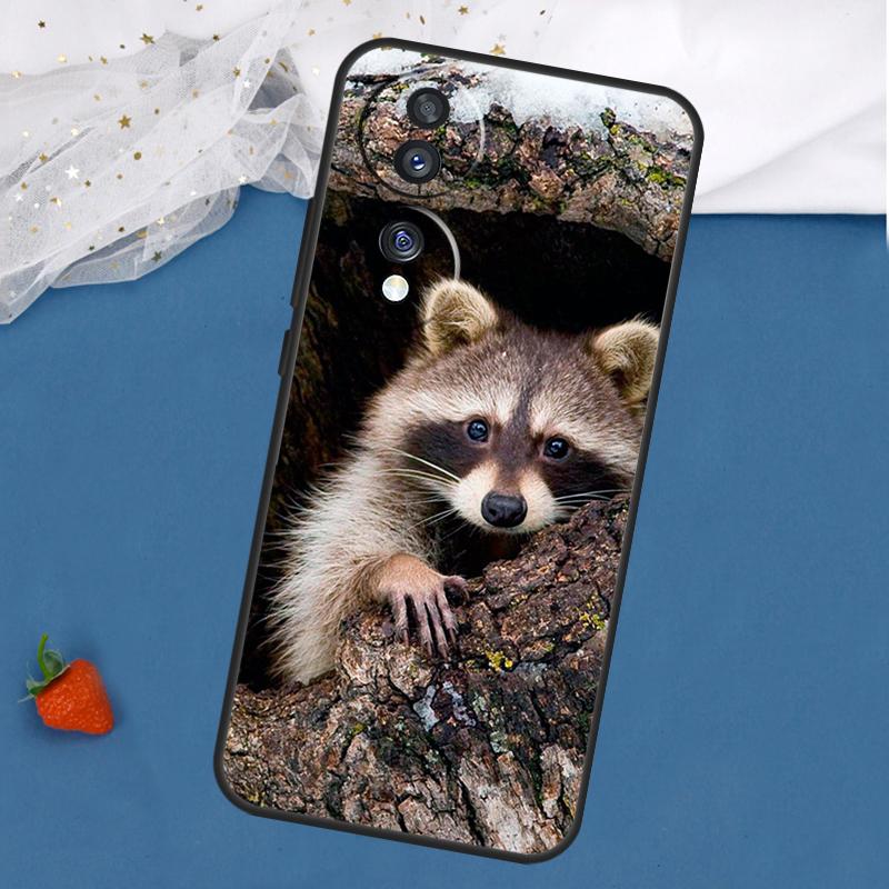 Flower Raccoon Fox Animal Case For Honor Magic 8 7 5 6 Lite 400 200 Pro 50 70 90 X8c X8b X9a X9b X9c X9d Win RT Cover