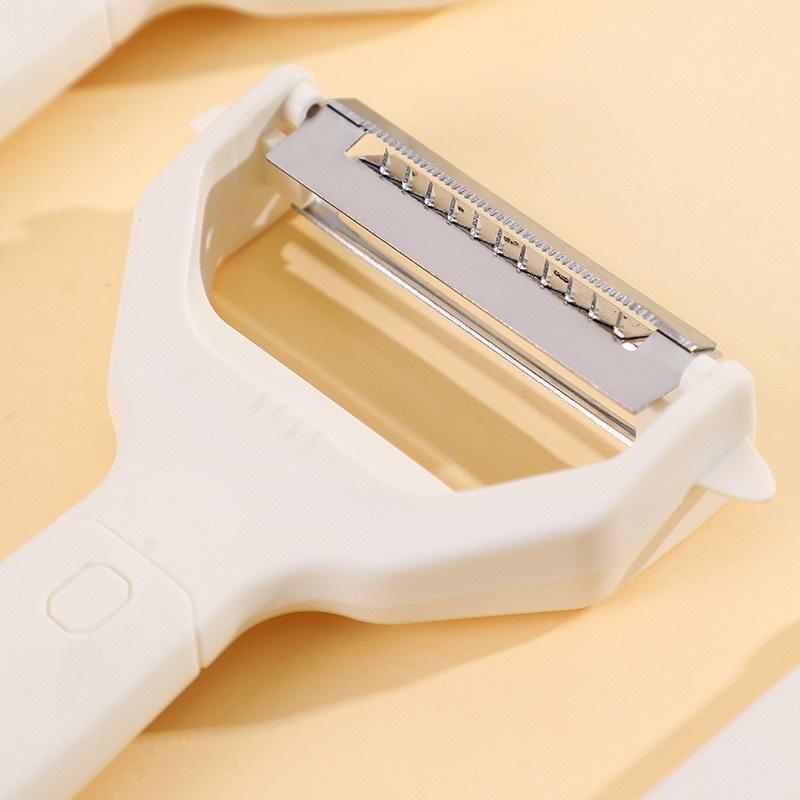 2-in-1 Multi-purpose Slicer, Fruit and Vegetable Scraper, Kitchen Cutting and Peeling Knife, Kitchen Tools
