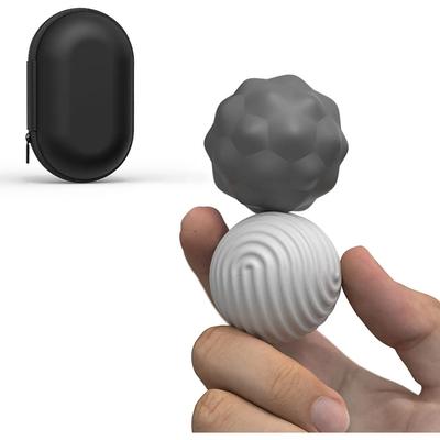 2 Piezas Bolas Fortalecedoras de Agarre de Silicona Extra Grandes, Set Mejorado de Ejercicio de Manos, Herramienta Deportiva Duradera para Dedos y Palma, Herramientas de Masaje