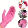 Multi Colored, Disposable Nitrile Gloves, Essential for Kitchen, Pet Care, Hair Dyeing, Nail Art, and Food Preparation