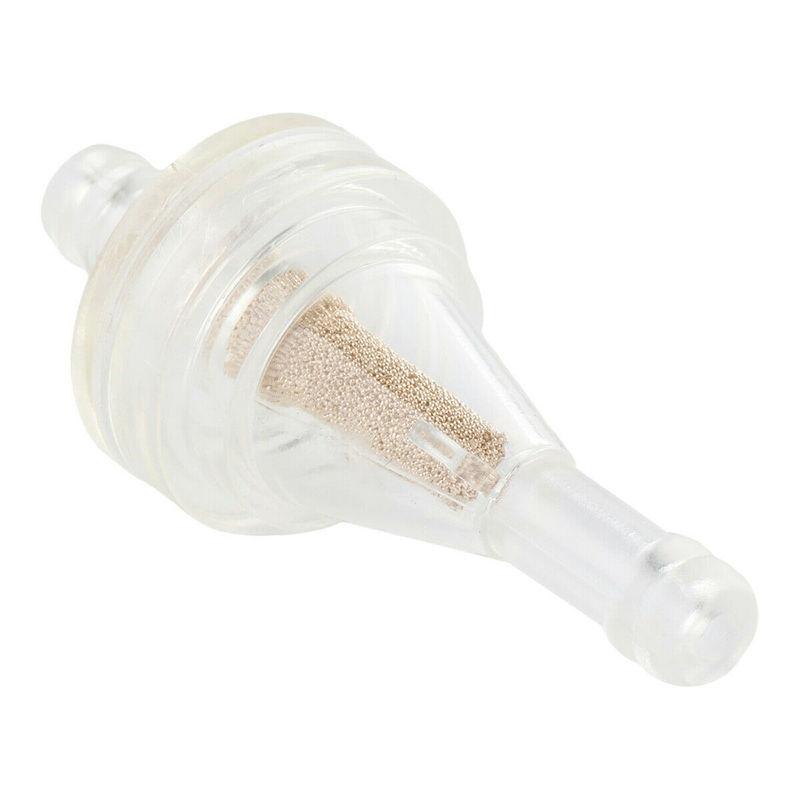 10Pcs/Set 1/4" Inline Clear Gas Fuel Filters Replacement 6mm Small Plastic Universal Motorcycle Gas Petrol Fuel Oil Filter Mini