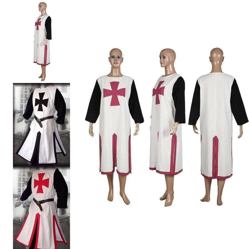 Deluxe Polyester Medieval Knight Long Sleeve Outfit Cosplay Costume