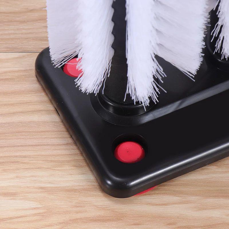 Multi-Functional Detachable Cup Brush with Soft Bristles for Cleaning Glasses and Thermos