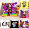 T-Tekashi Pillow Case Cushion Cover Soft Cute Throw Pillow Case For Car Sofa Pillowcase Polyester With Zipper